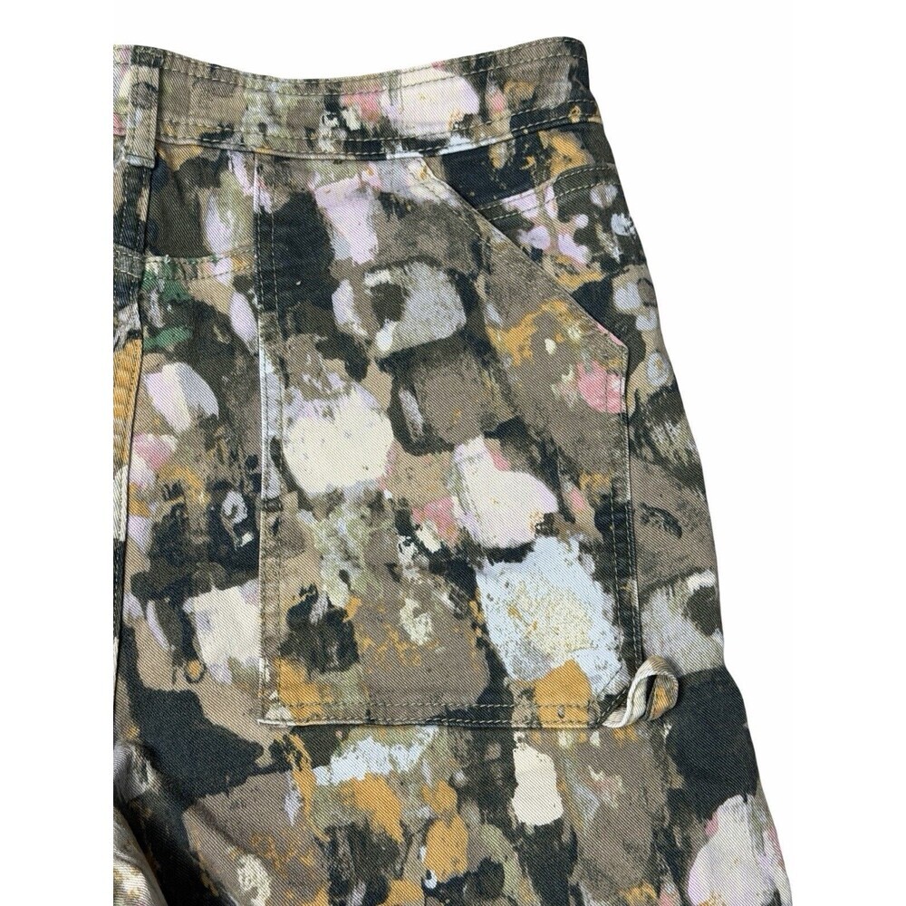 Anthropologie Pilcro Ultra High Rise Relaxed Carpenter Cut Shorts Womens Size 30 - Picture 7 of 8